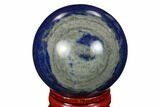 Polished Lapis Lazuli Sphere - Pakistan #171001-1
